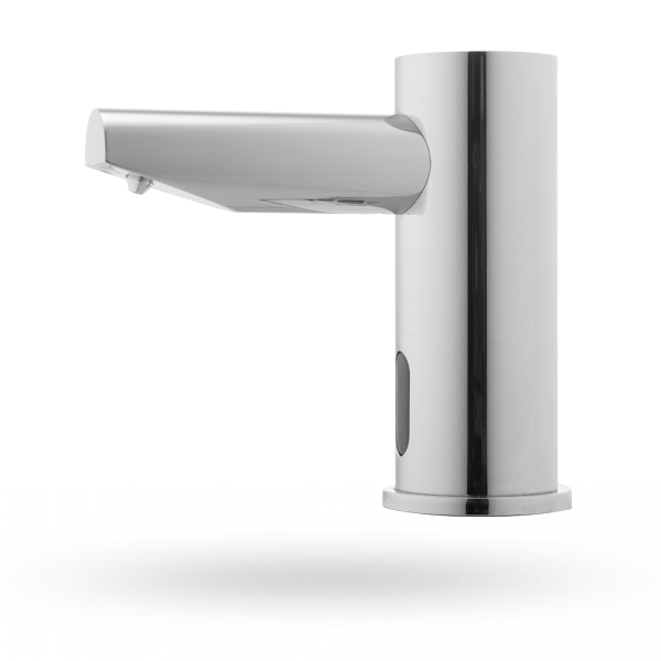 Touch free electronic soap dispenser for deck mounted installations - BESALÚ SOAP DISPENSER