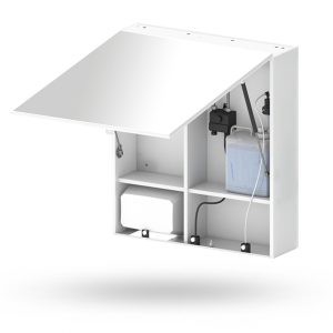 Complete sanitary cabinet with a lockable mirror - CONJUNTO ESPEJO