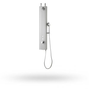 Electronically operated self closing shower panel - CORELLA CONTACT DÚO TELEDUCHA SHOWER PANEL
