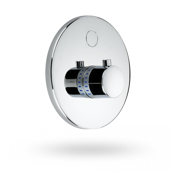 Electronically operated self-closing shower control - CORELLA CONTACT DÚO