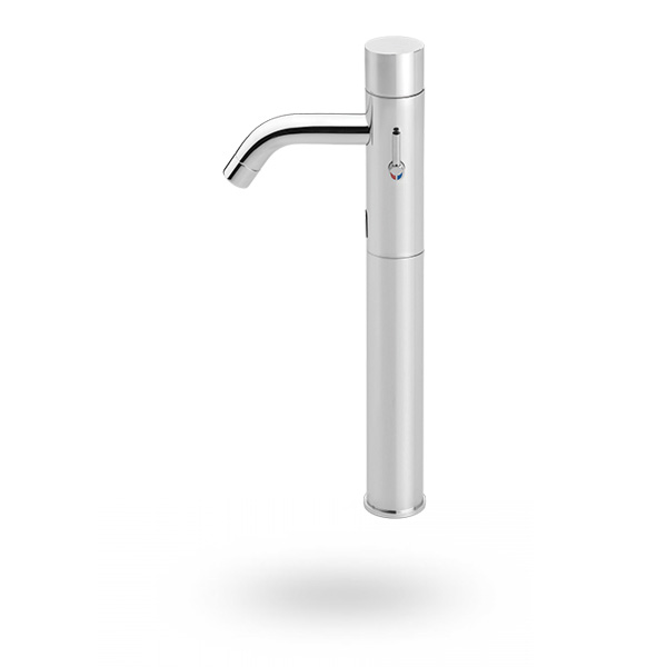Touch free electronic faucet for deck mounted installations MIRANDA DÚO EXTRA