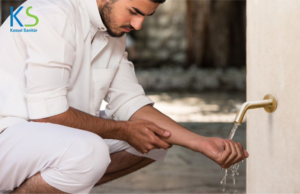 Touch-Free Faucets for Feet Ablution